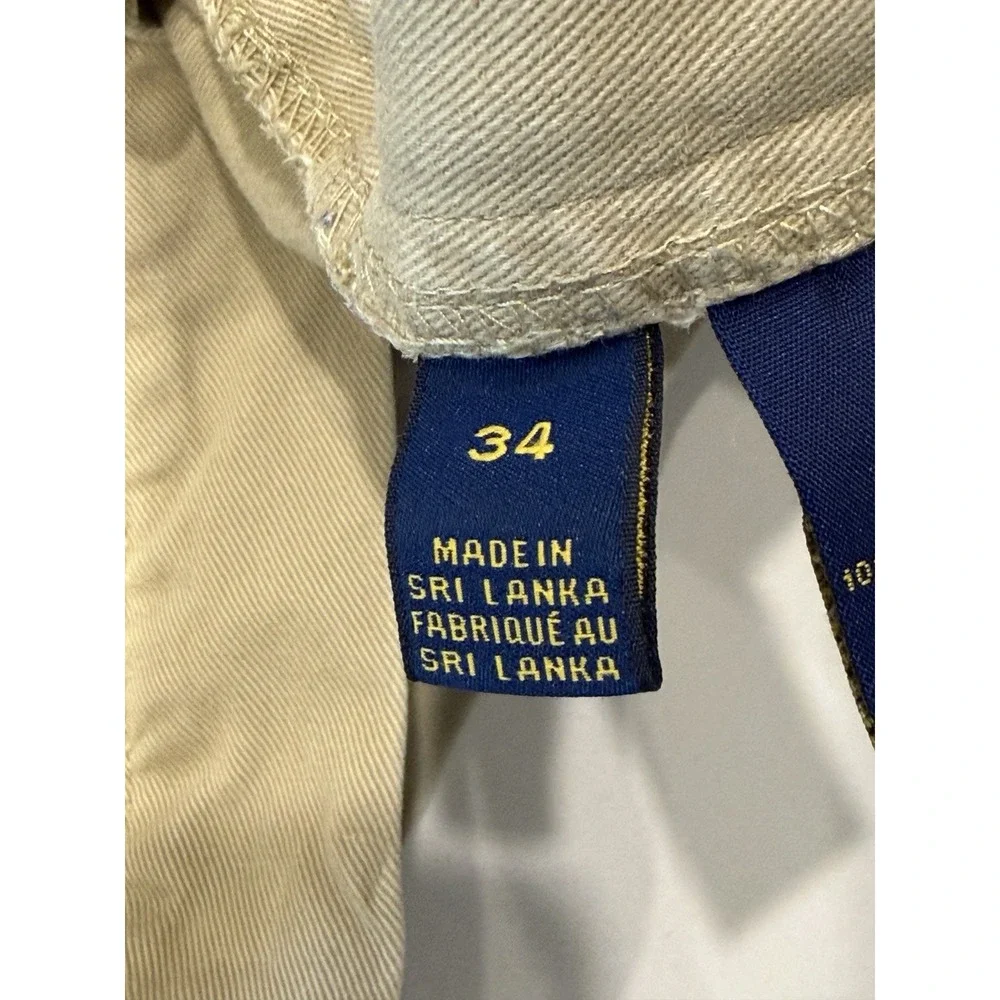Polo Ralph Lauren Classic Fit 9in Chino Shorts Khaki Mens 34